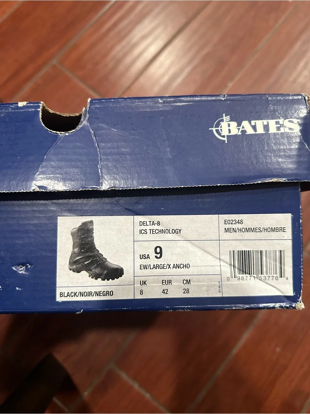 Bates Black Men’s Combat Boots